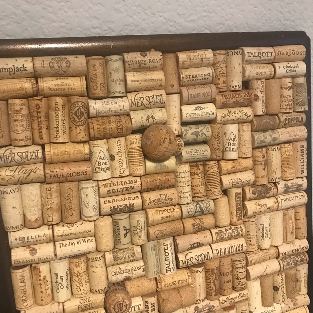 Handmade ๐พ Cork Board ๐ท Wine Cork Crafts - Picture 4 of 7